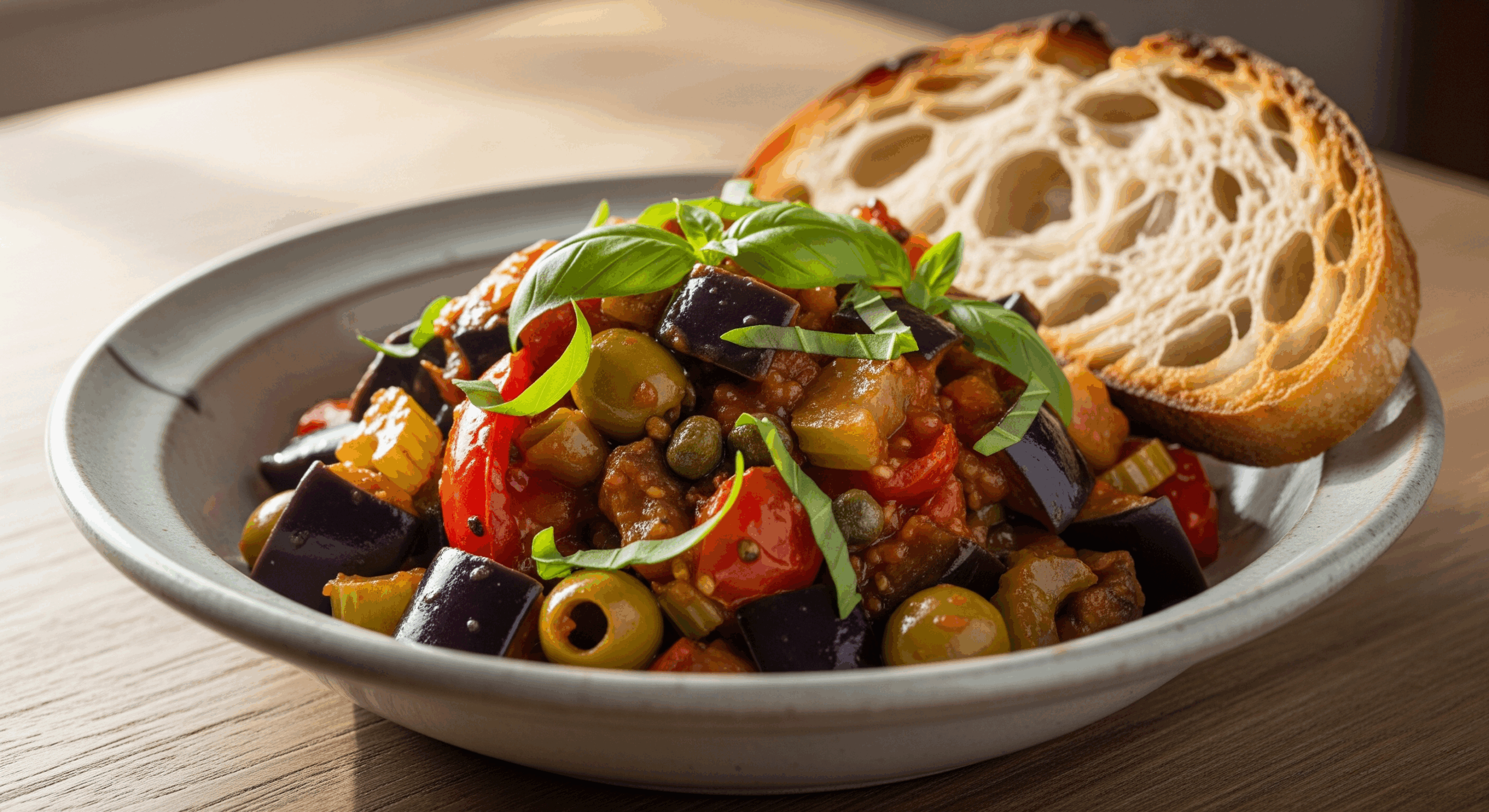 Eggplant/aubergine caponata |