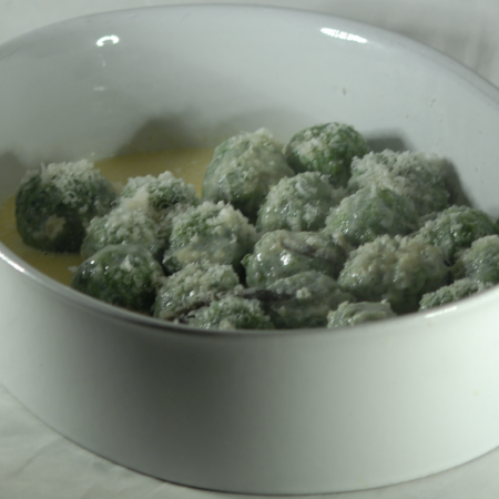 Gnudi Naked Ricotta And Spinach Dumplings