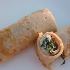 Buckwheat crepes with ricotta and spinach – Organic Tuscany Cookbook